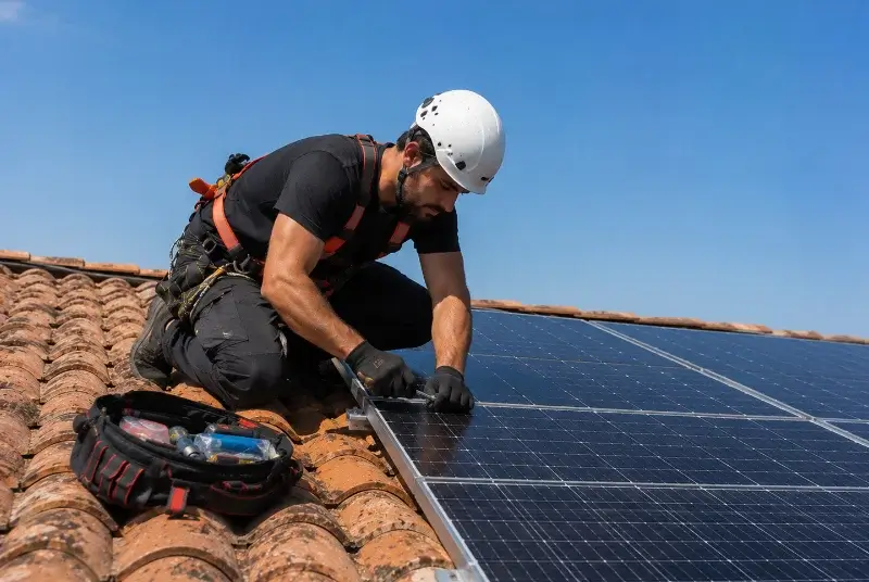 Maintenance et monitoring de panneaux solaires à Pibrac